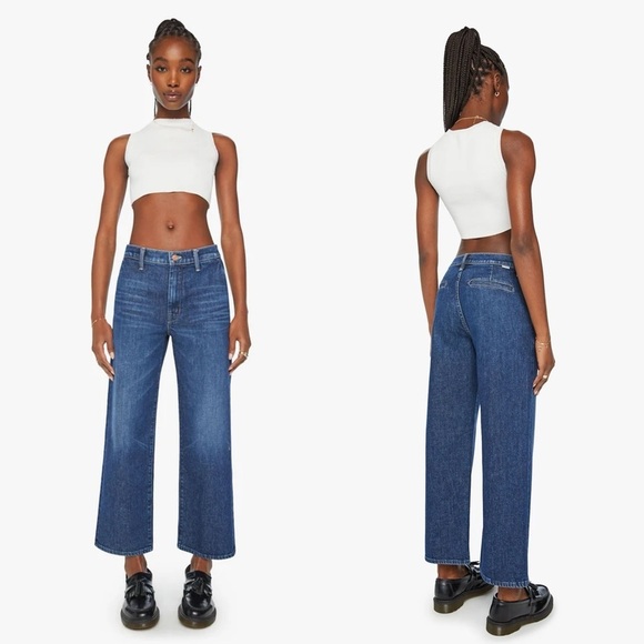 MOTHER Dodger Prep Ankle Jeans in Yee Haw 25 - Picture 1 of 11